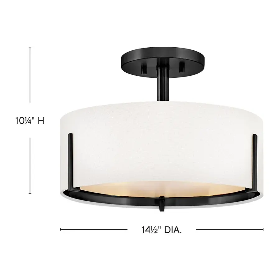 Medium Semi-Flush Mount - Image 2