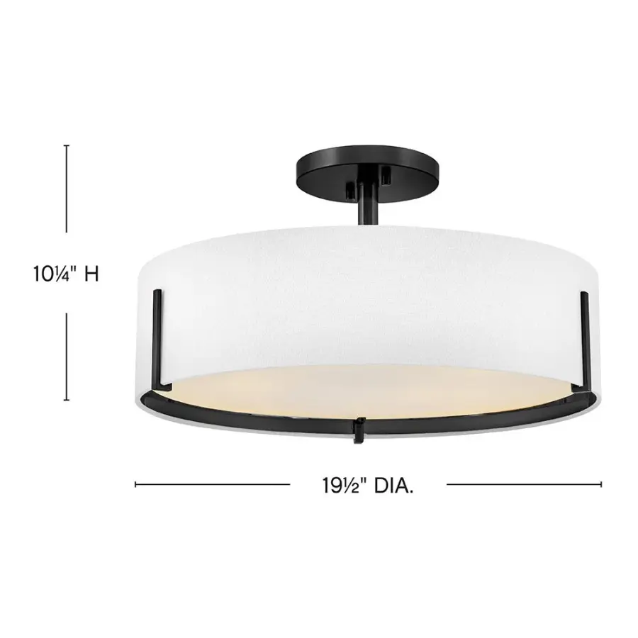 Medium Semi-Flush Mount - Image 2