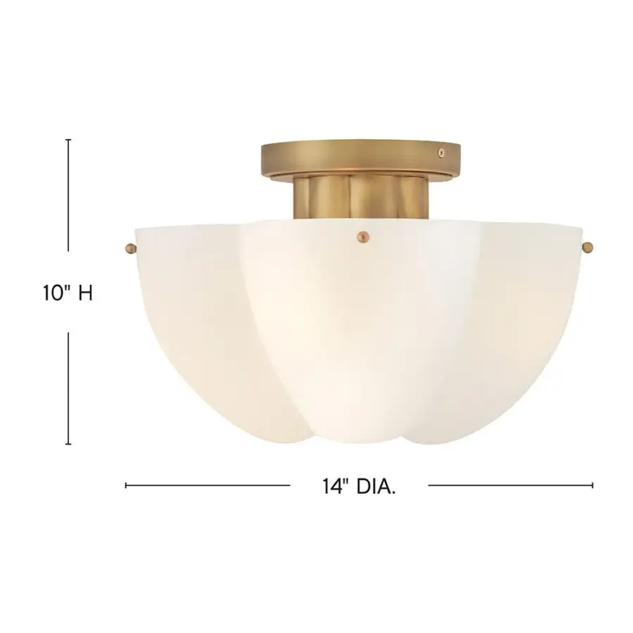 Medium Semi-Flush Mount - Image 2