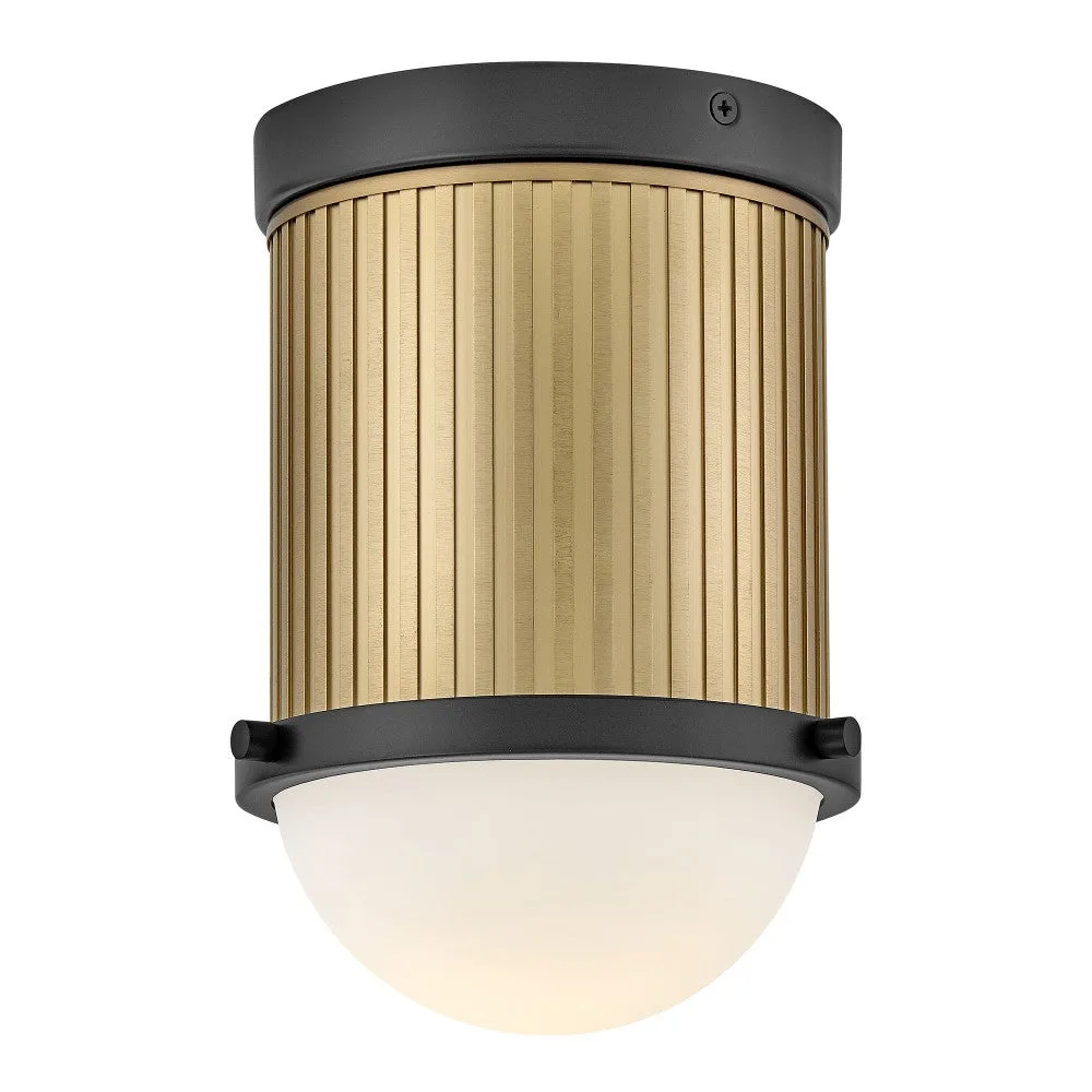Kieran LED Semi-Flush Mount in Black