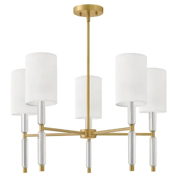 Anika LED Chandelier in Lacquered Brass - Image 10