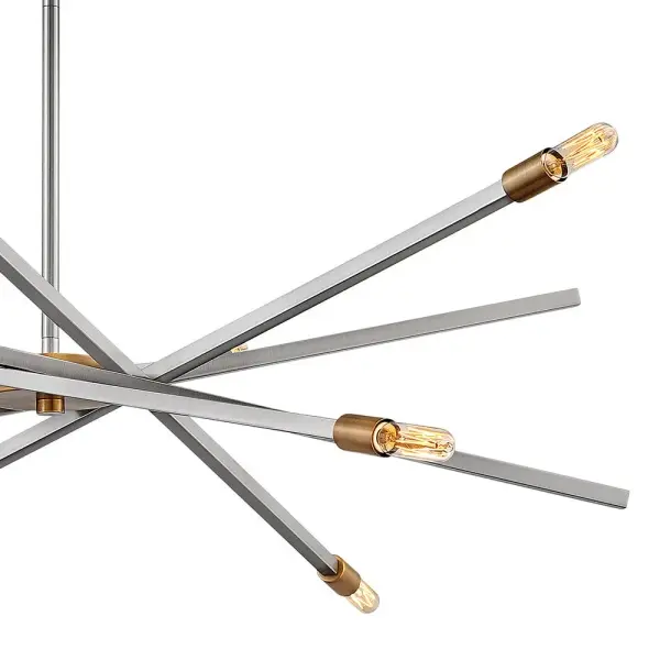 When it comes to versatile contemporary fixtures with a mid-century twist, Archer hits the mark. Articulating arms in Satin Black and Brushed Nickel finishes or Brushed Nickel and Brushed Bronze finishes effortlessly adapt to horizontal or vertical spaces. Archer aims to please with its high style, mixed finishes and design flexibility. - alternate view