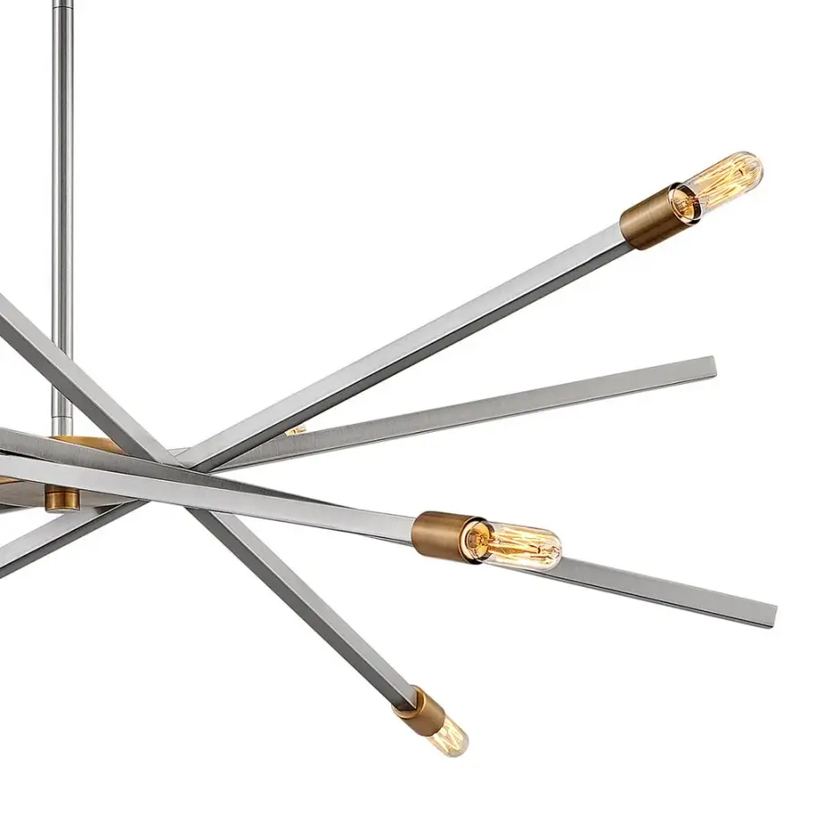 Large Adjustable Single Tier Chandelier - Image 2