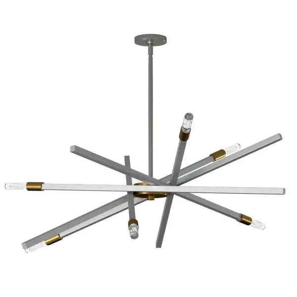 Large Adjustable Single Tier Chandelier - Image 5
