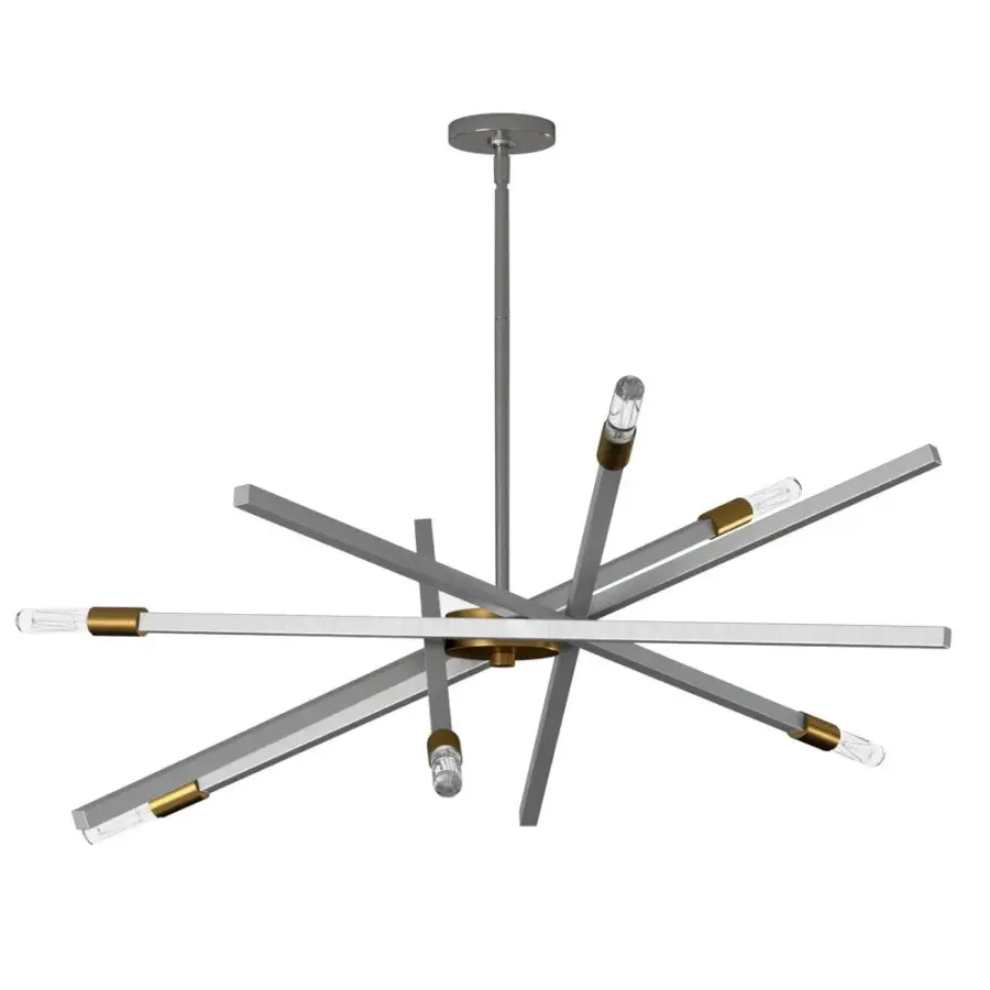 Large Adjustable Single Tier Chandelier - Image 5