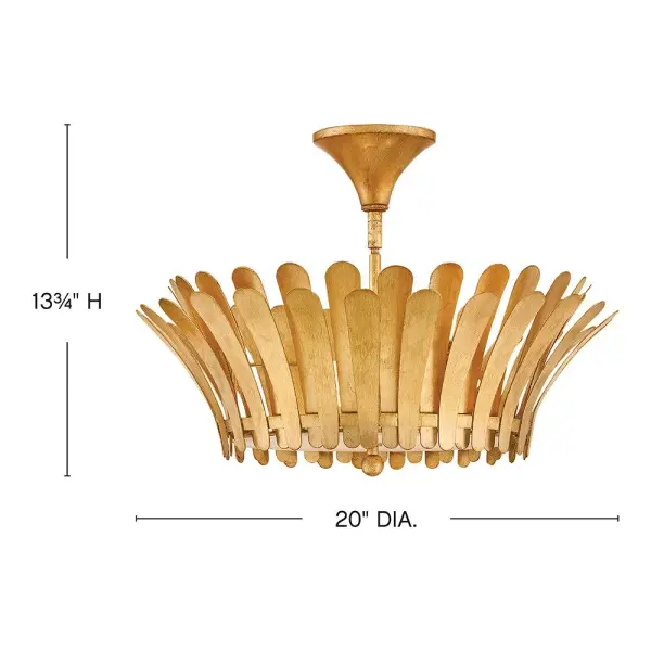 Medium Semi-Flush Mount - Image 2