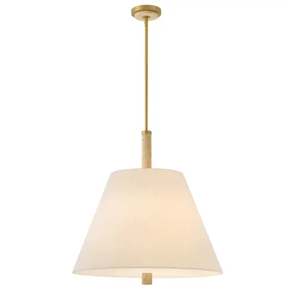 Bruna LED Chandelier in Lacquered Brass - Image 1