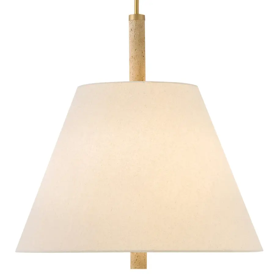 Bruna LED Chandelier in Lacquered Brass - Image 2