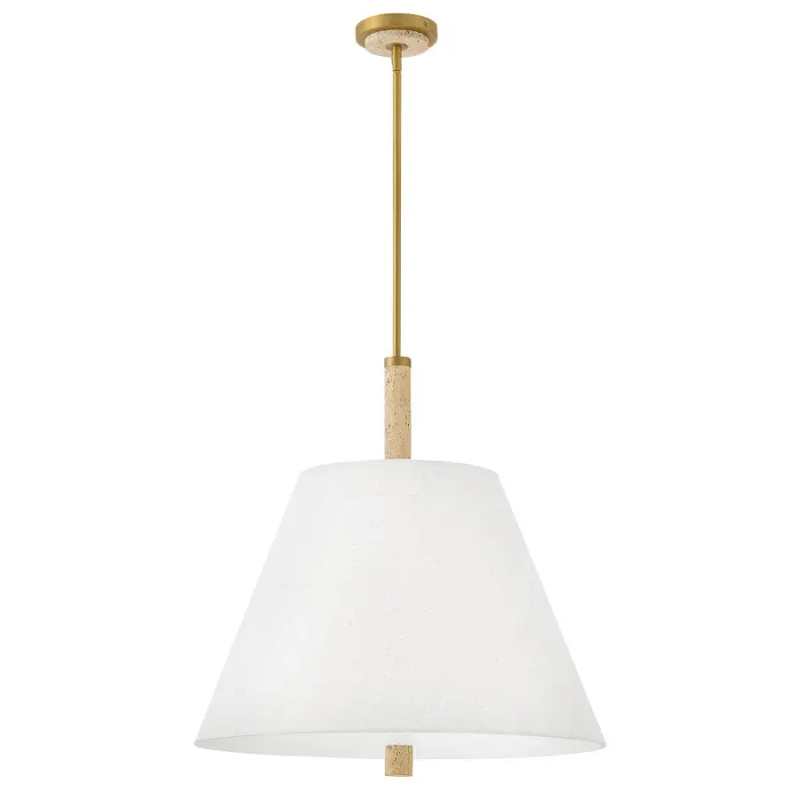 Bruna LED Chandelier in Lacquered Brass - Image 8