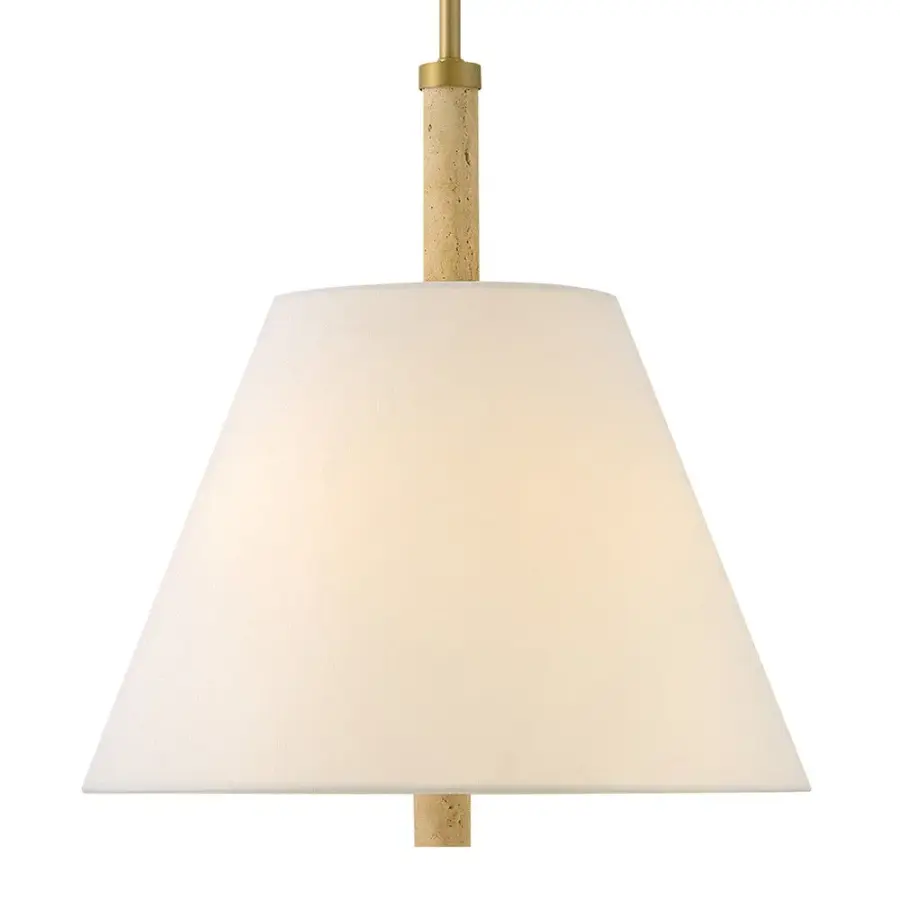 Bruna LED Pendant in Lacquered Brass - Image 2