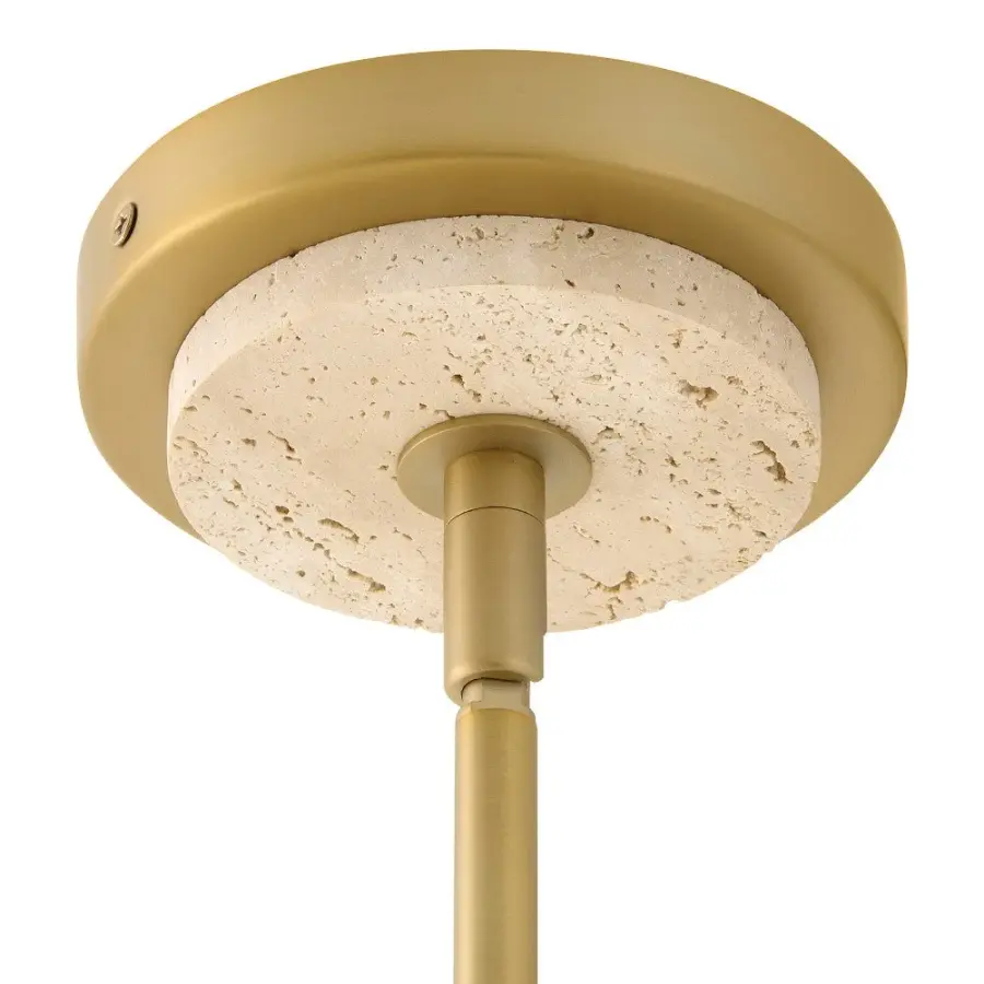 Bruna LED Pendant in Lacquered Brass - Image 5