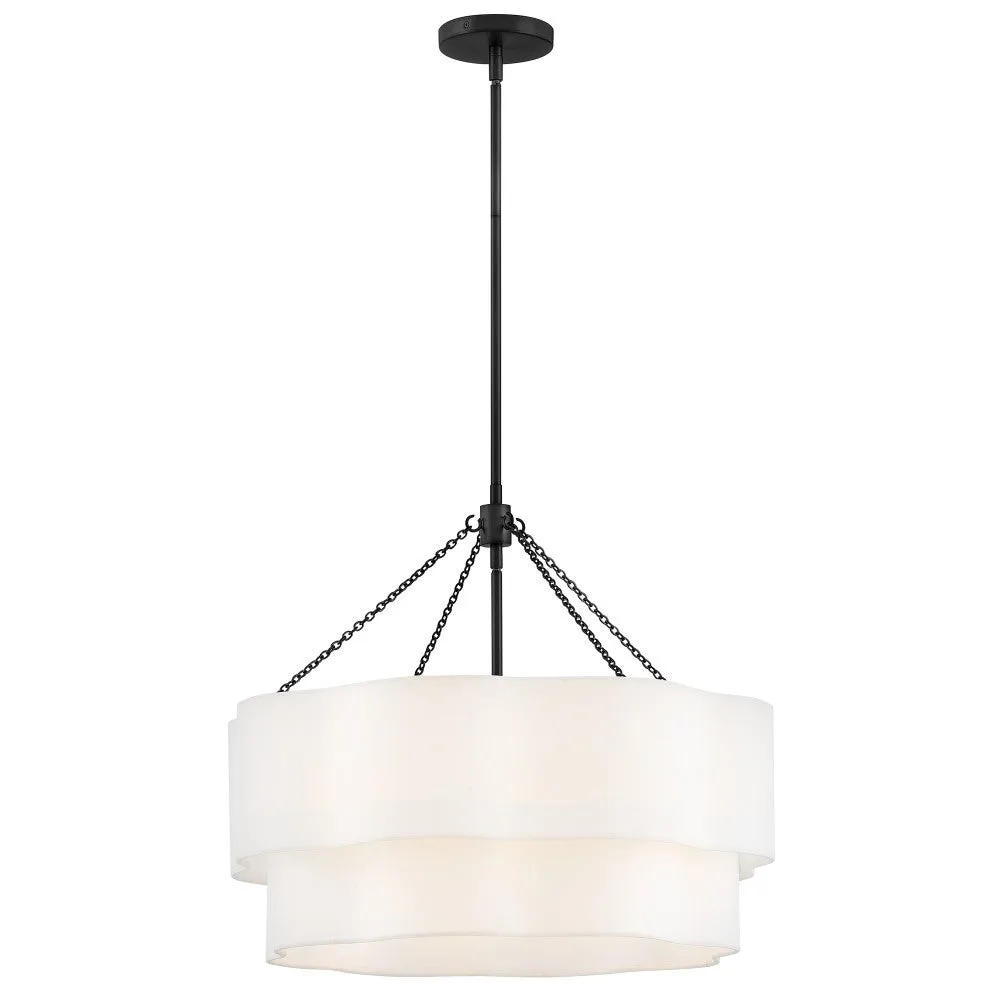 Gwen LED Chandelier in Black