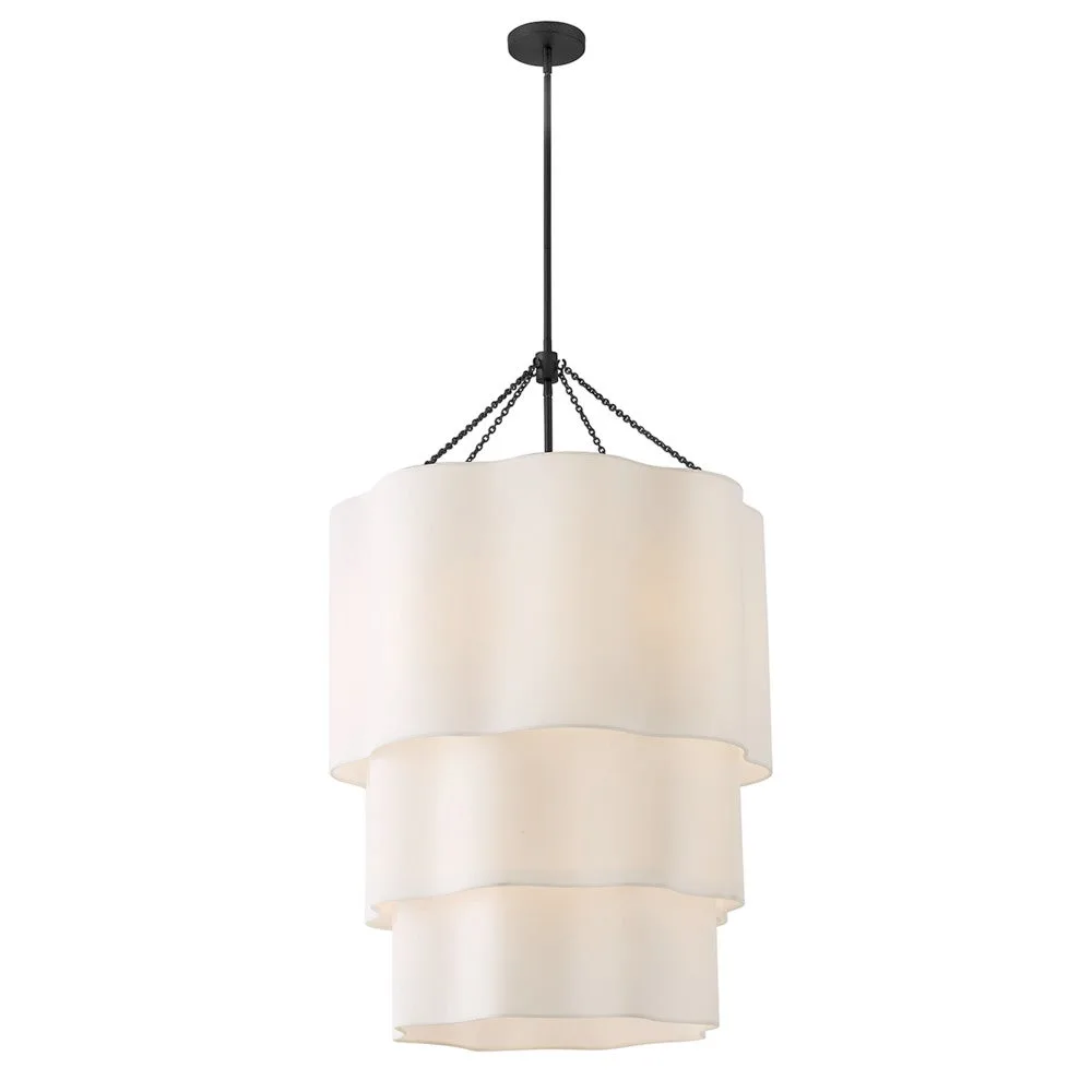 Gwen LED Chandelier in Black