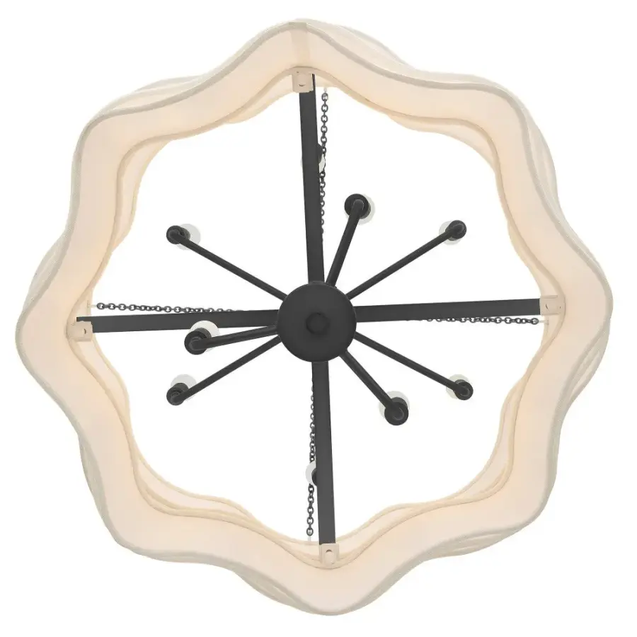 Gwen LED Chandelier in Black - Image 7