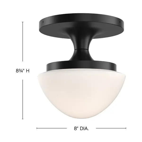 Extra Small Semi-Flush Mount - Image 2