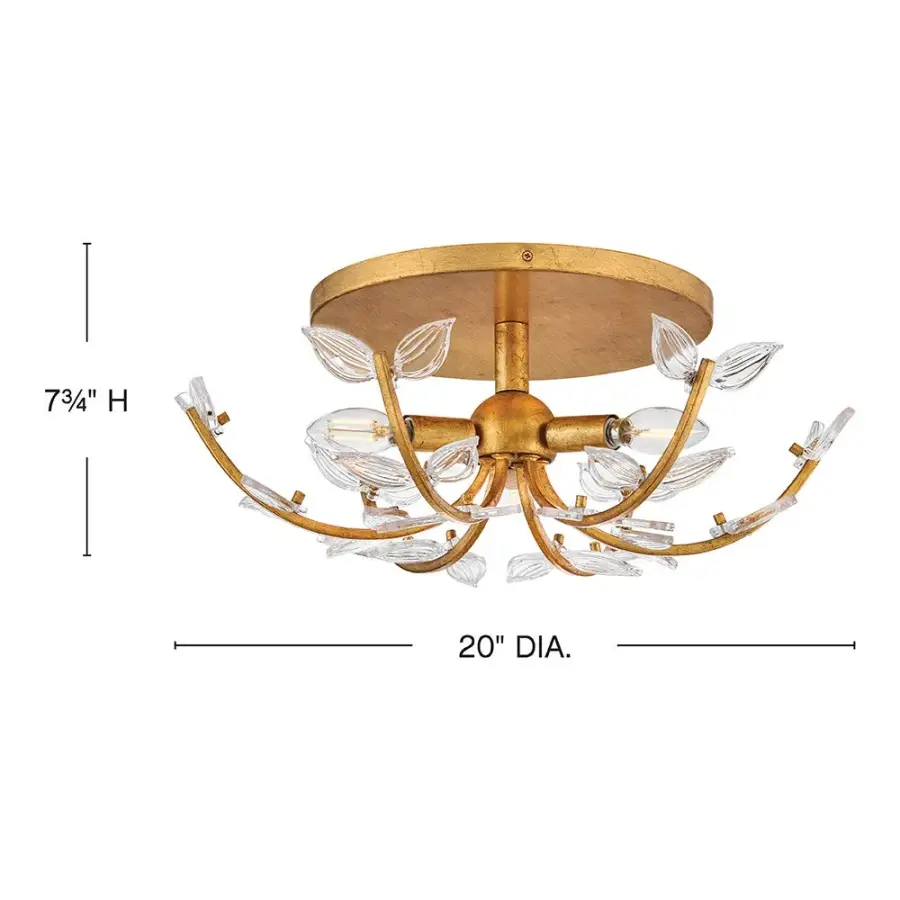 Medium Semi-Flush Mount - Image 2