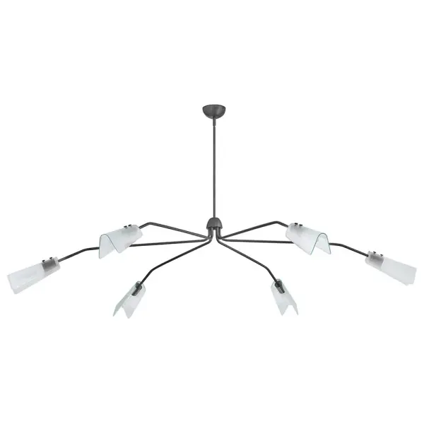 Extra Large Low Profile Chandelier - Image 3