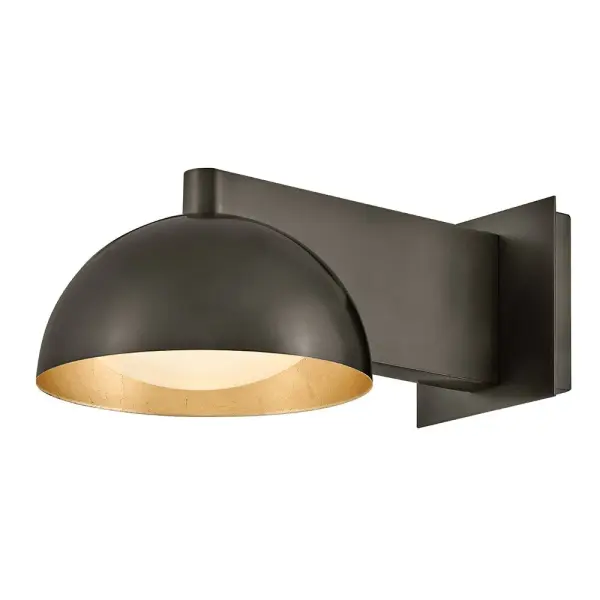 Unabashedly modern with classic finishes crafted to complement any setting, Vargas boasts a bold dome shade with a gold leaf-finished interior. Bring glamorous radiance to any space or style while highlighting your favorite nook or featured décor. - alternate view