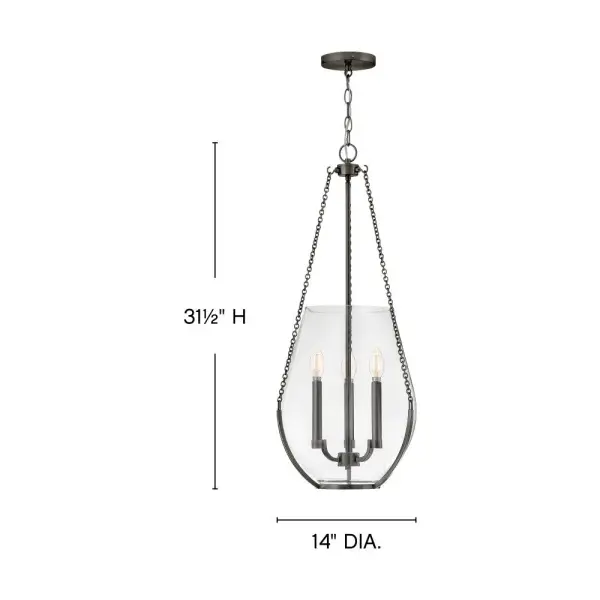 Farrin LED Pendant in Gunmetal - Image 7
