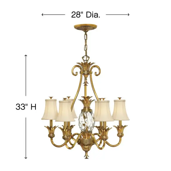 Medium Single Tier Chandelier - Image 2