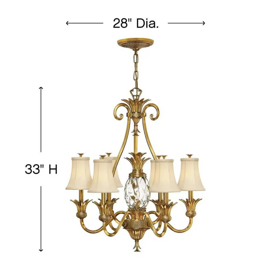 Medium Single Tier Chandelier - Image 2
