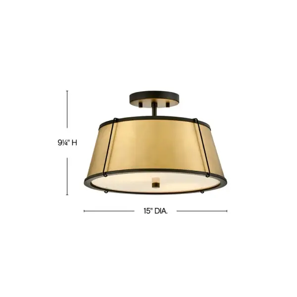 Medium Semi-Flush Mount - Image 2
