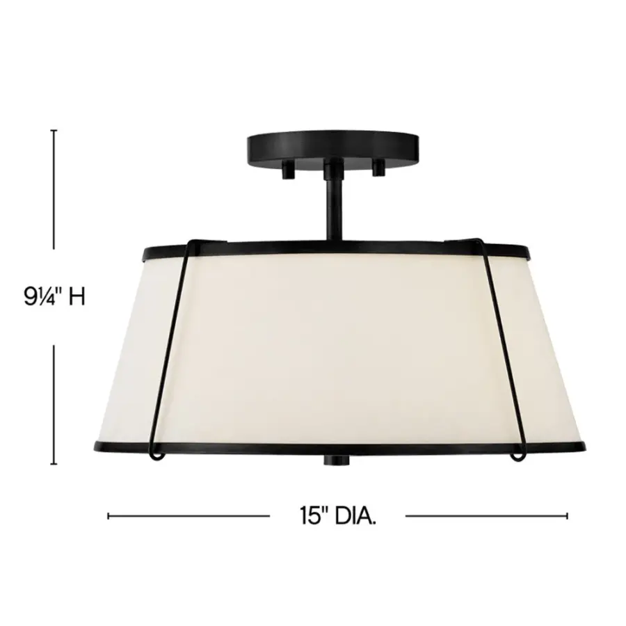 Medium Semi-Flush Mount - Image 2