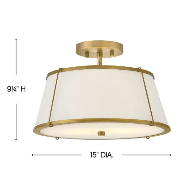Medium Semi-Flush Mount - Image 2