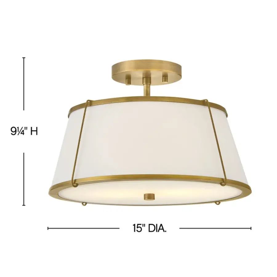 Medium Semi-Flush Mount - Image 2