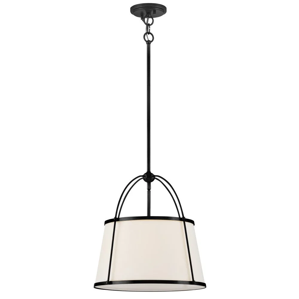 Clarke LED Pendant in Black