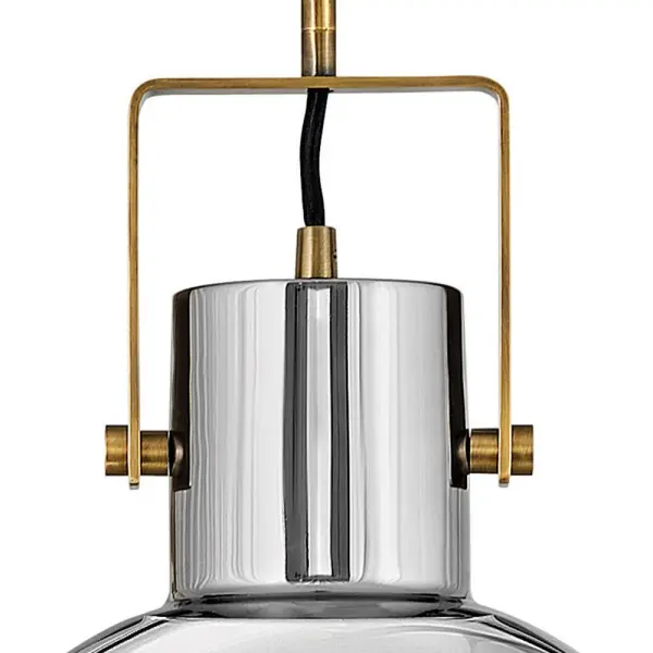 Nautique LED Pendant in Heritage Brass - Image 3