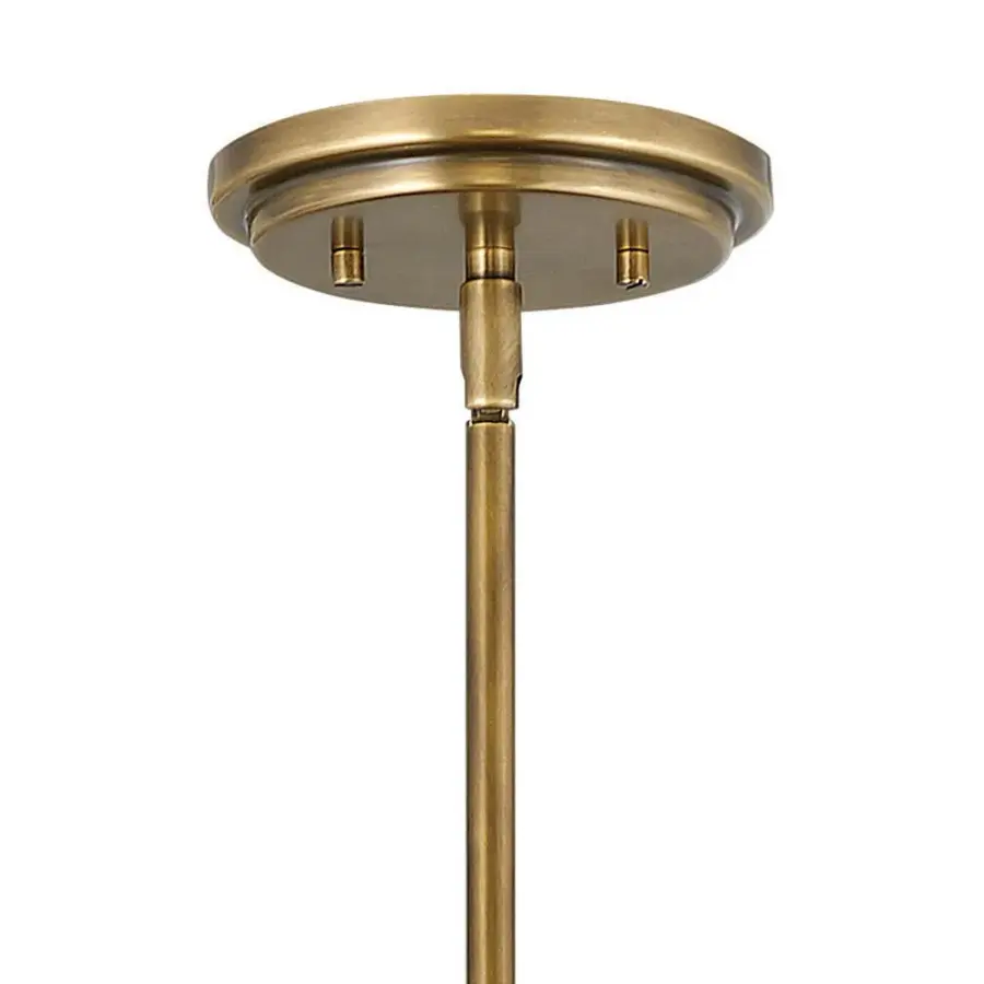 Nautique LED Pendant in Heritage Brass - Image 4