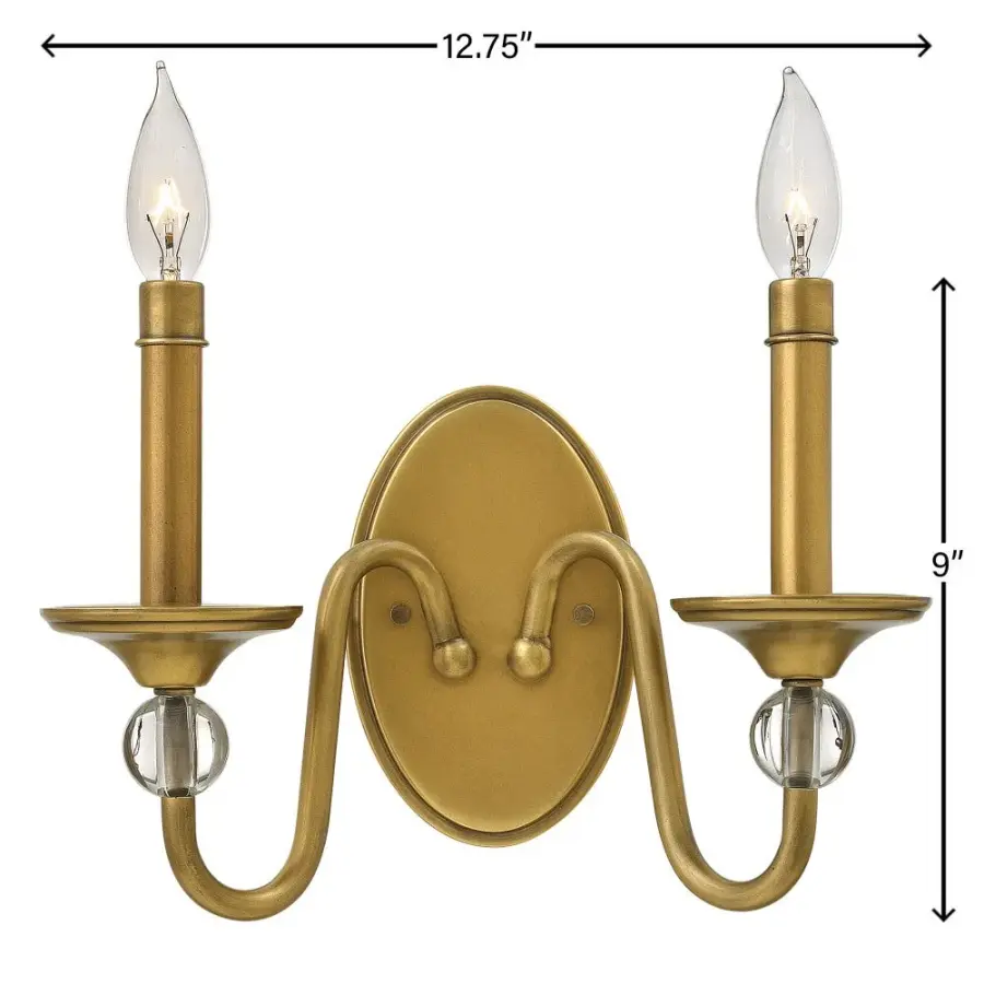 Small Two Light Sconce - Image 2
