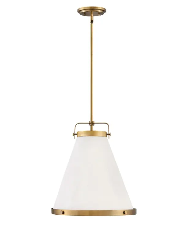 Lexi LED Pendant in Lacquered Brass - Image 3
