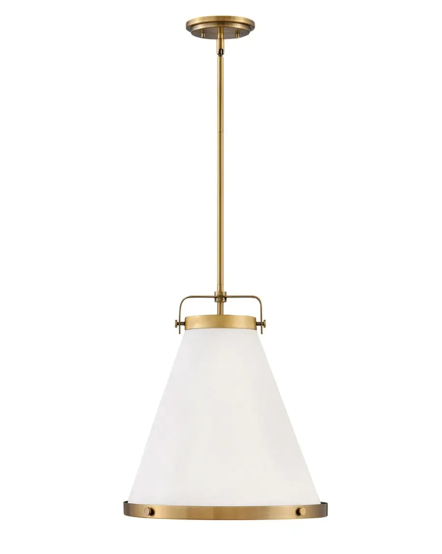 Lexi LED Pendant in Lacquered Brass - Image 3