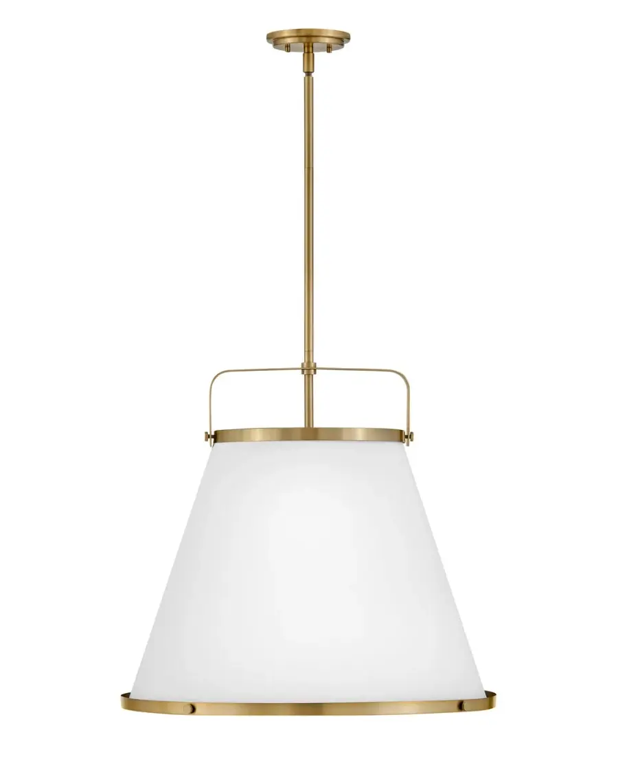 Lexi LED Chandelier in Lacquered Brass