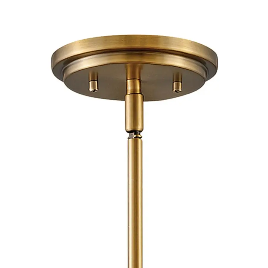 Lexi LED Pendant in Lacquered Brass - Image 4