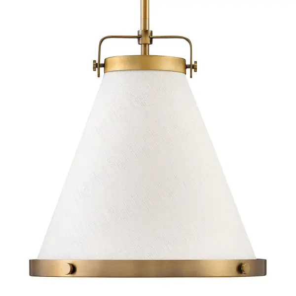 Lexi LED Pendant in Lacquered Brass - Image 6