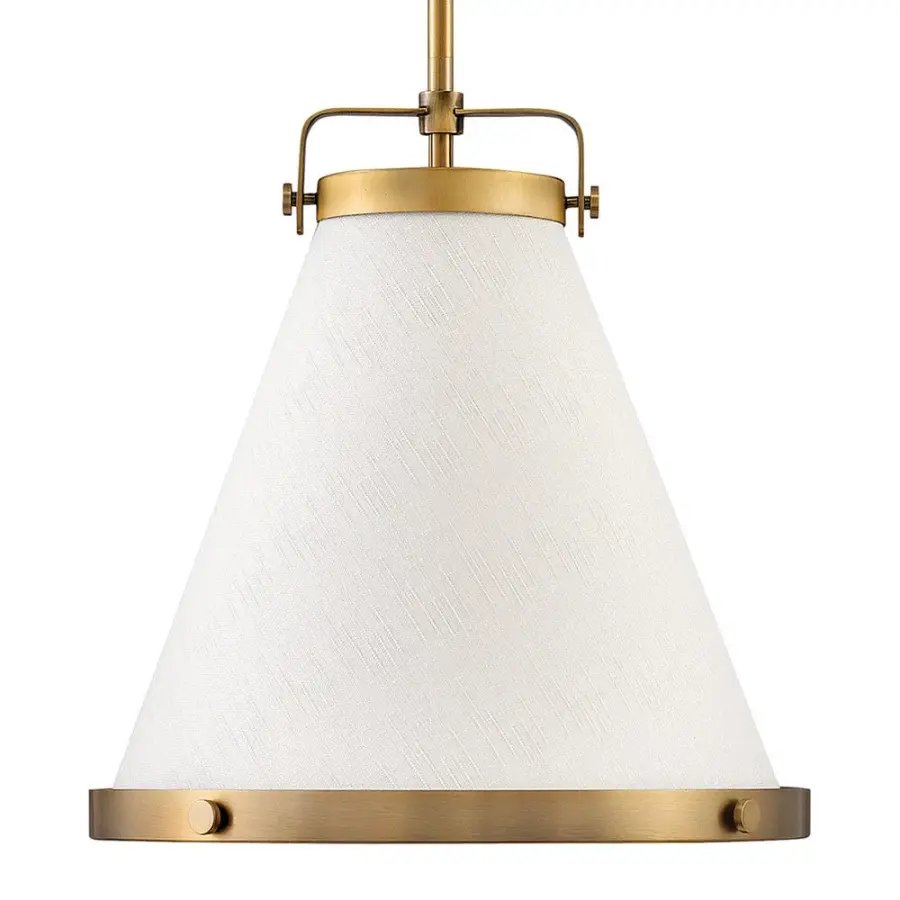 Lexi LED Pendant in Lacquered Brass - Image 6