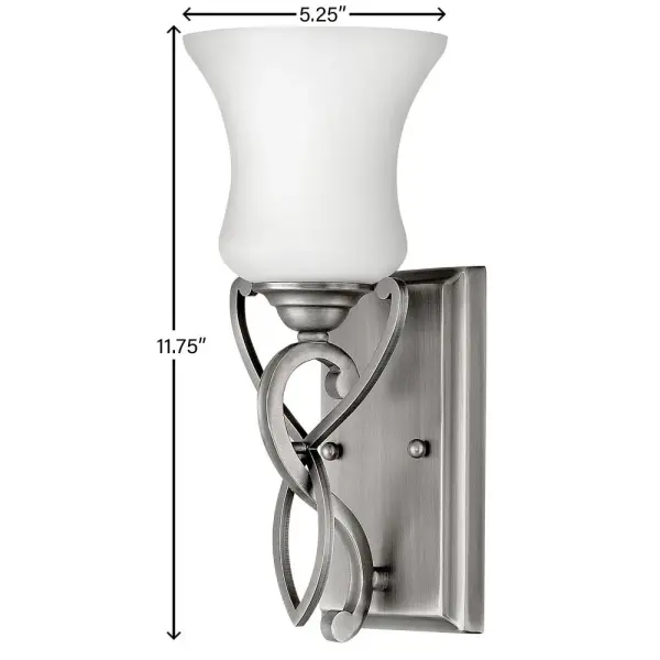 Brooke LED Vanity Light in Antique Nickel - Image 5