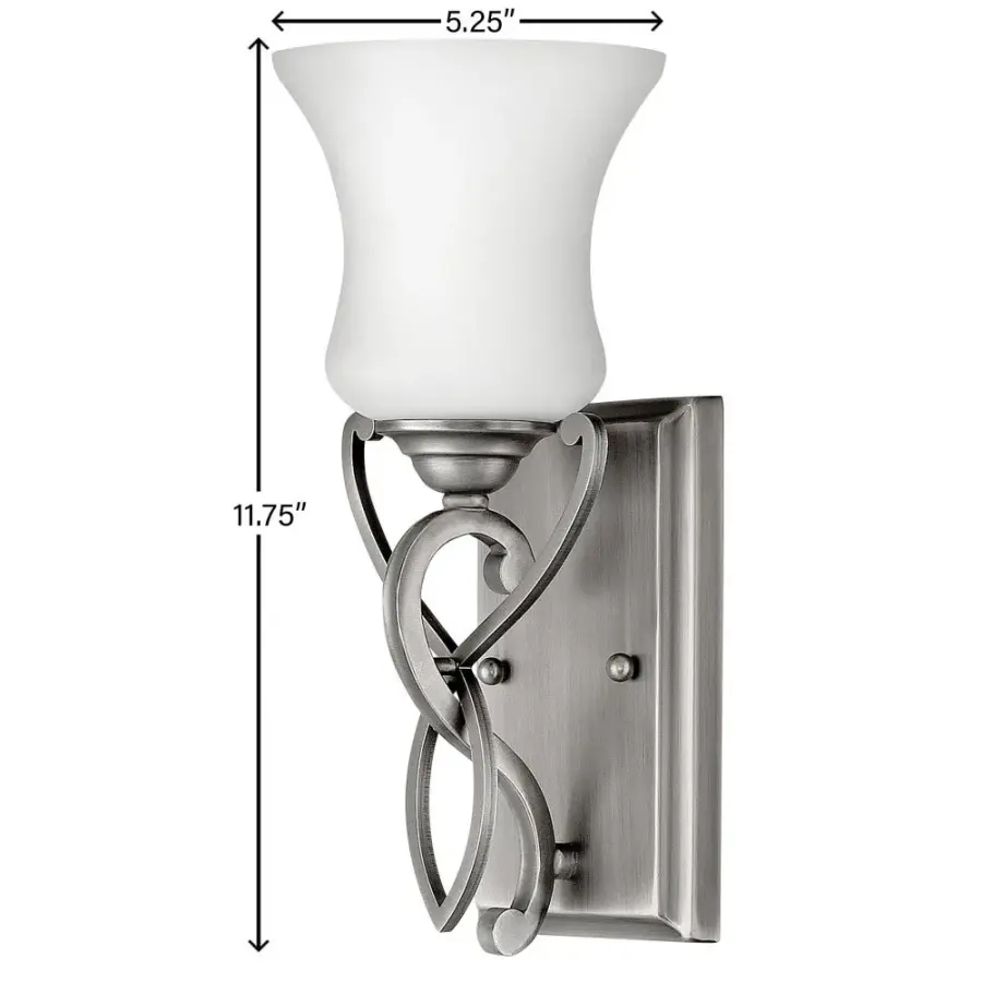 Brooke LED Vanity Light in Antique Nickel - Image 5