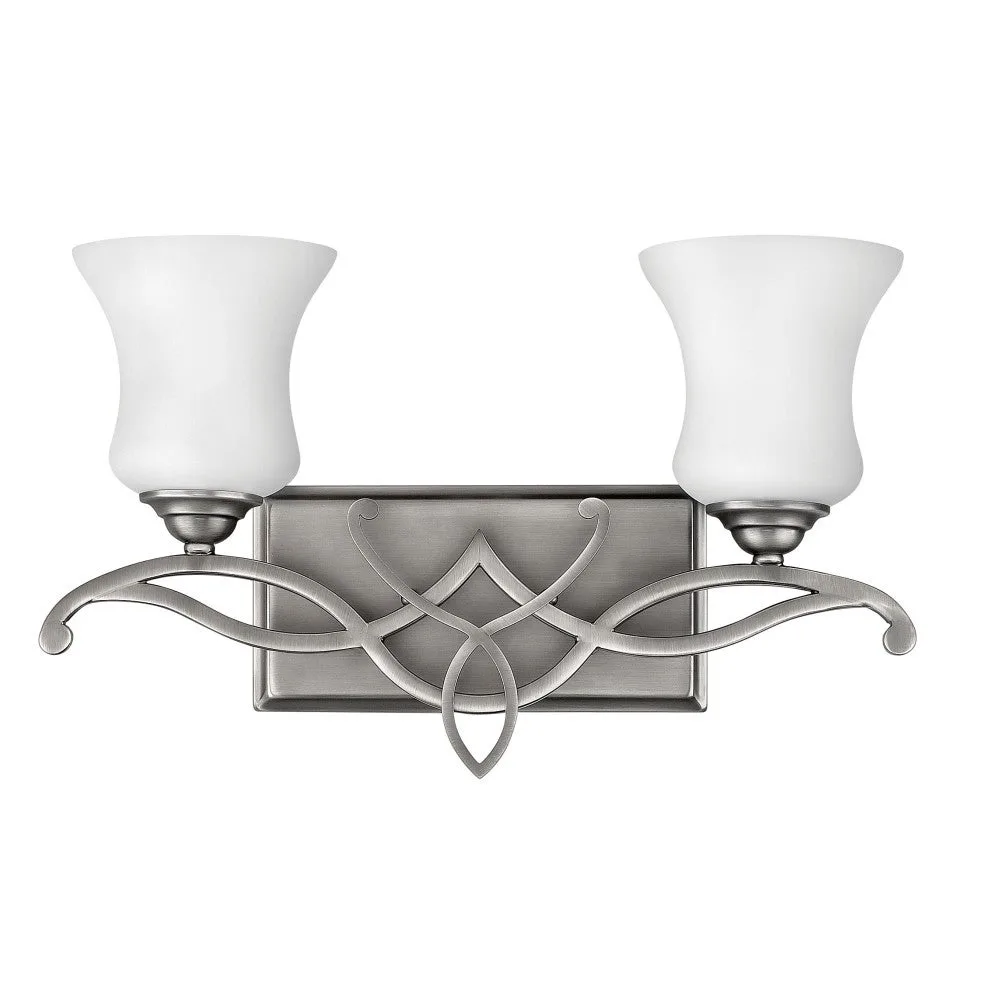 Brooke LED Vanity Light in Antique Nickel