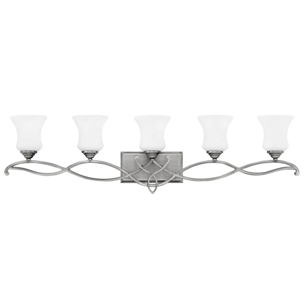 Brooke LED Vanity Light in Antique Nickel
