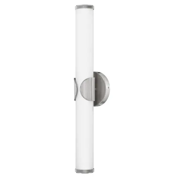 Femi LED Vanity Light in Brushed Nickel - Image 7