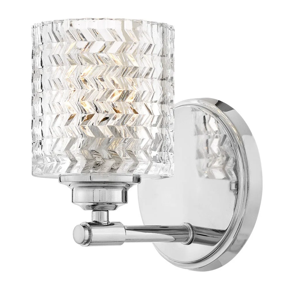 Elle LED Vanity Light in Chrome