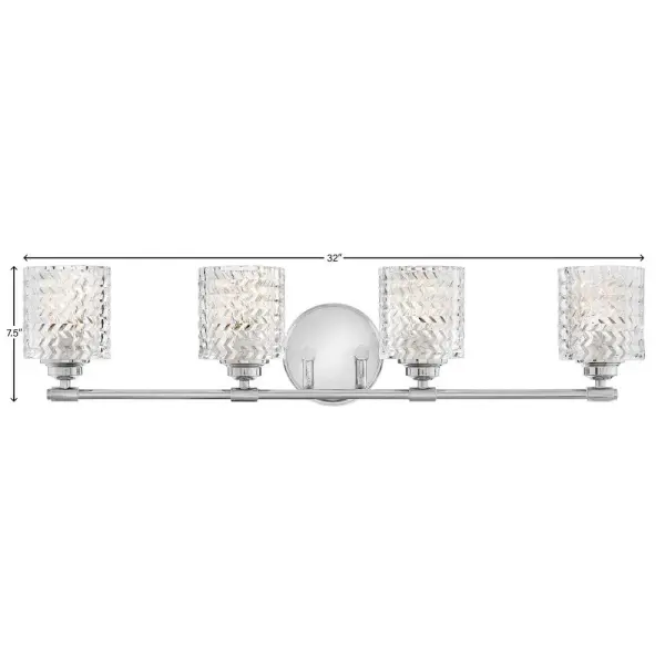 Large Four Light Vanity - Image 5