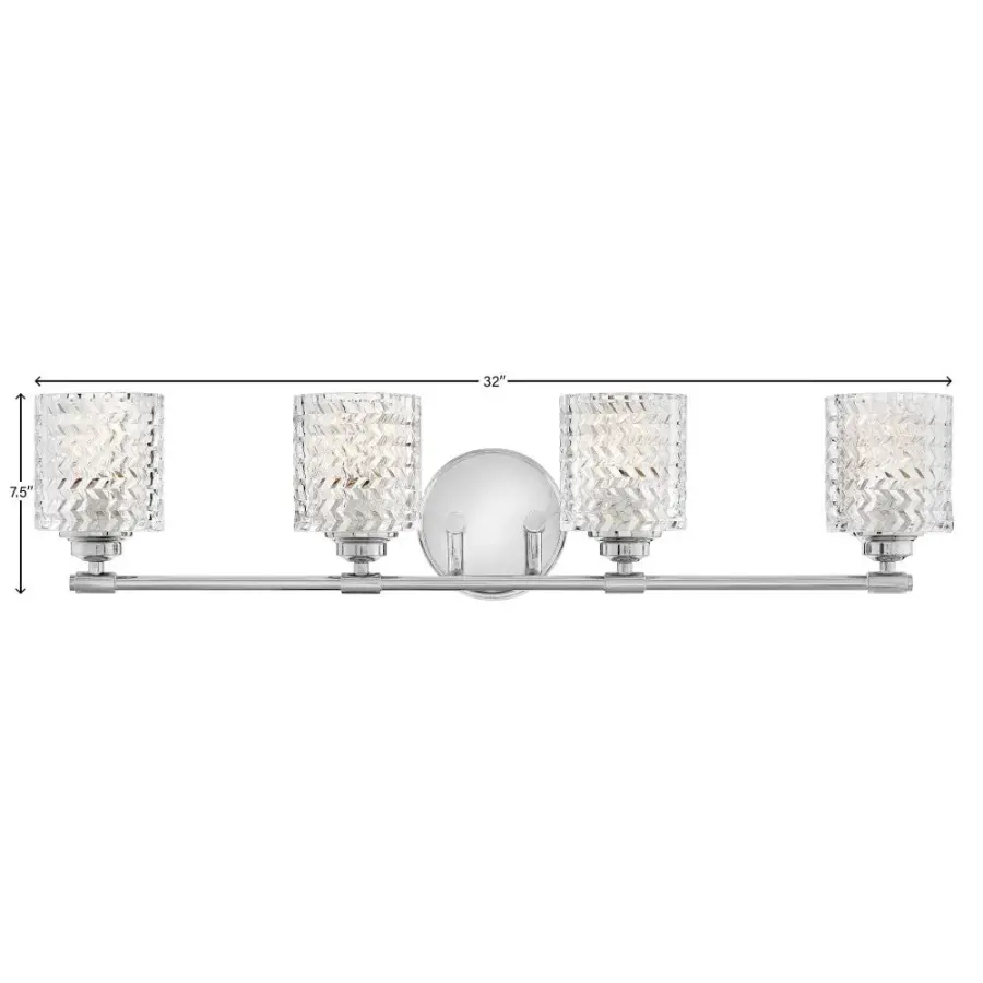 Large Four Light Vanity - Image 5