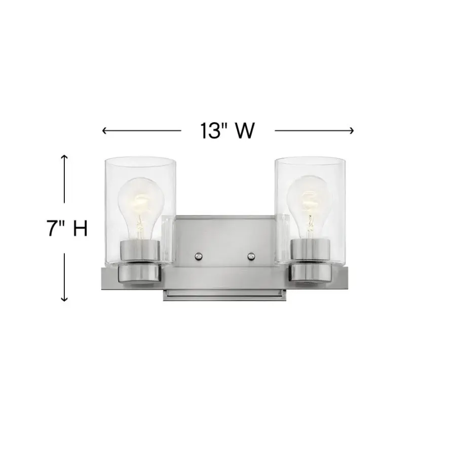 Small Two Light Vanity - Image 2