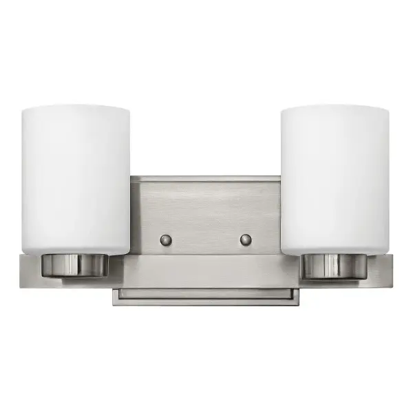 Miley’s chic design complements a variety of decors with its sleek lines and elegant glass shape. The cast stepped back plate and cast glass holders in Chrome or Brushed Nickel finishes add to its beauty.