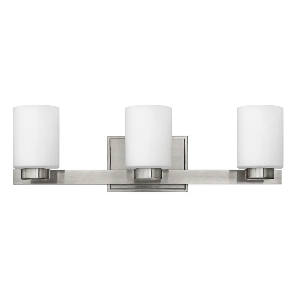 Miley 3-Light Vanity in Brushed Nickel